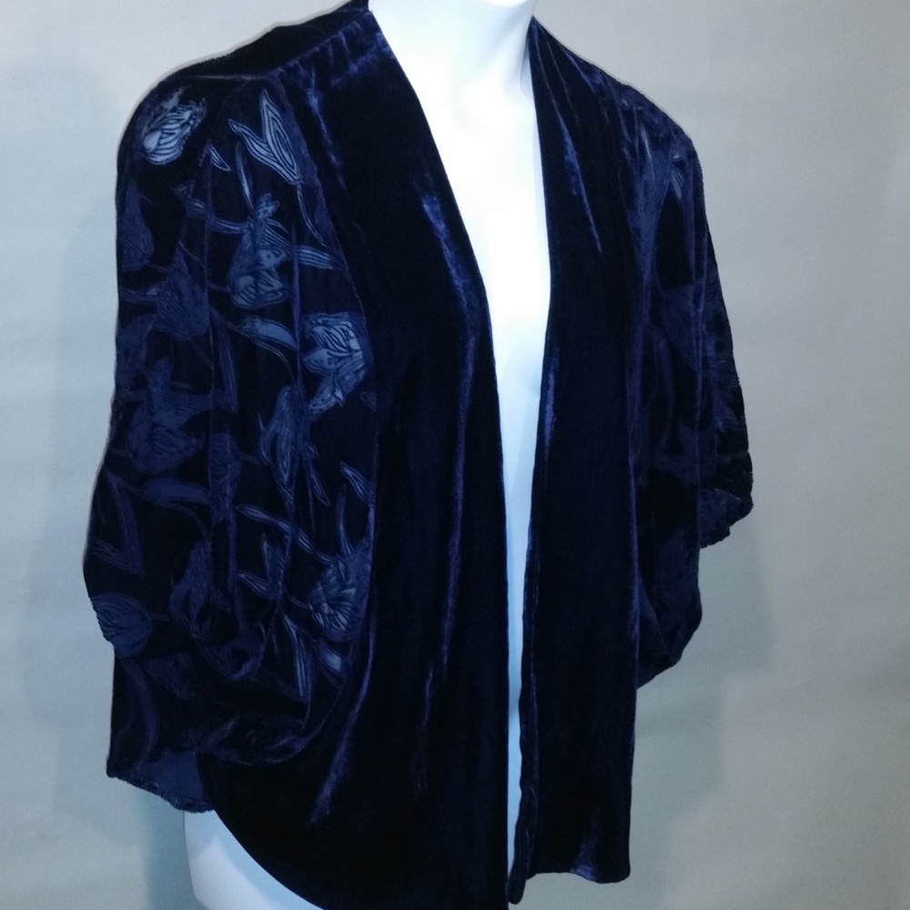 Blue Velvet Burnout New One Size